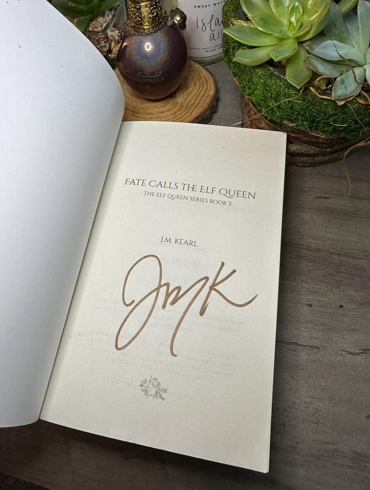 Fate Calls The Elf Queen-signed paperback